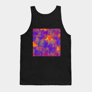 Layers of Primary Colors Abstract Tank Top